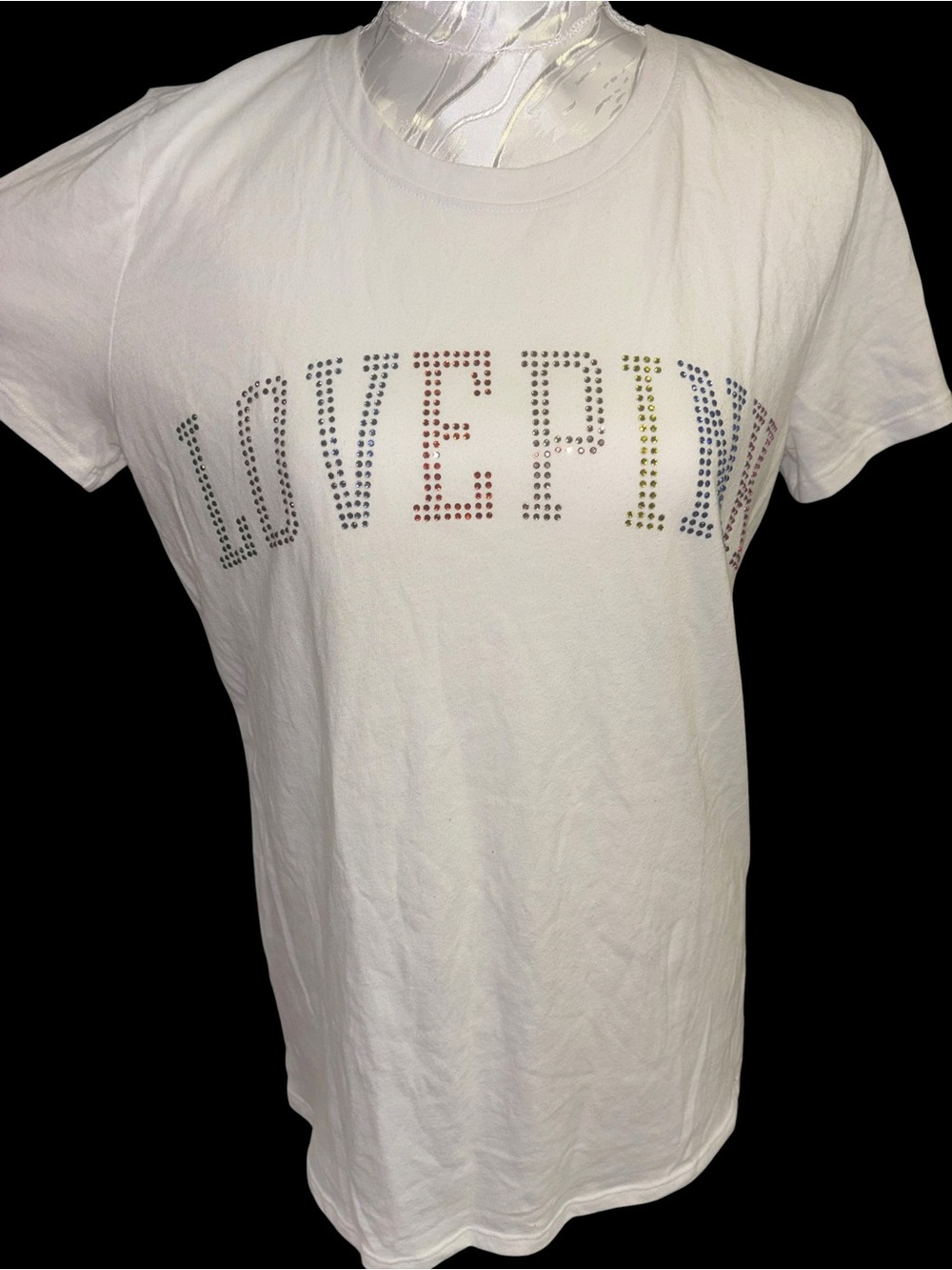 Victoria's Secret White Rhinestone Top